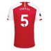 Arsenal Thomas Partey #5 Hjemmedrakt 2023-24 Korte ermer